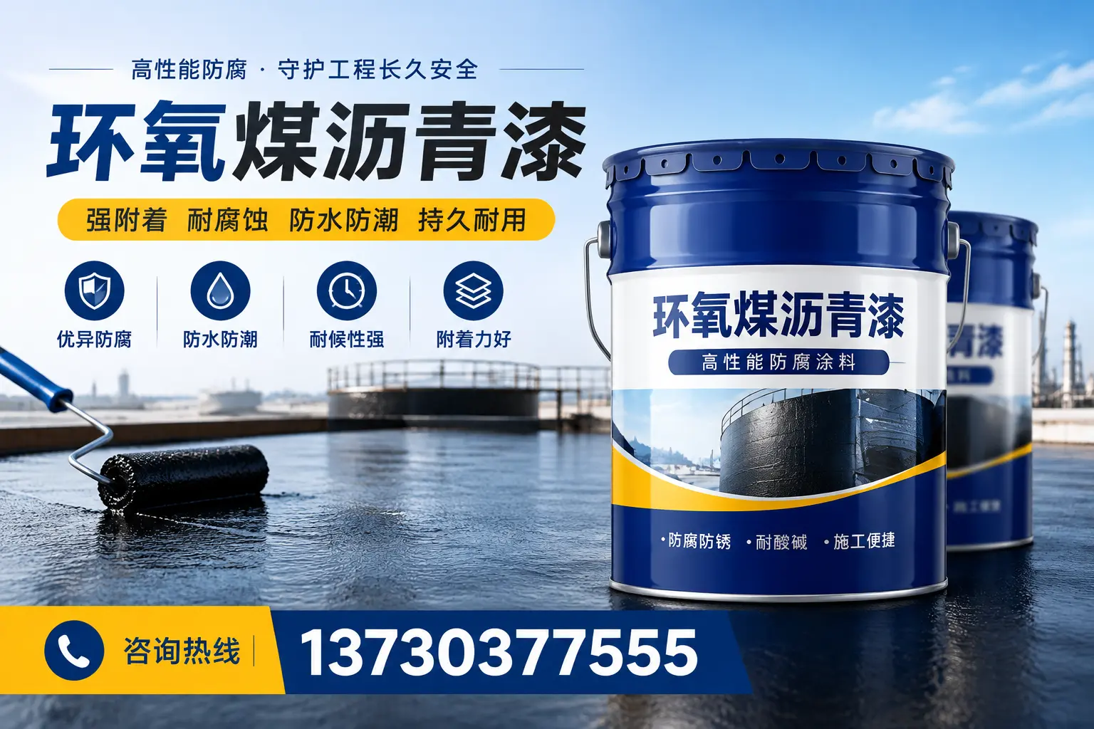 如何判断环氧煤沥青漆的质量?海兴消费者指南